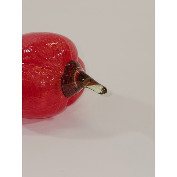 Kosta Boda Fruitteria 99022 Blown Glass Red Pepper Gunnel Sahlin Signed EUC - Picture 7 of 10